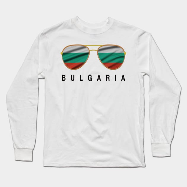 Bulgaria Sunglasses, Bulgaria Flag, Bulgaria gift , Bulgarian Long Sleeve T-Shirt by JayD World